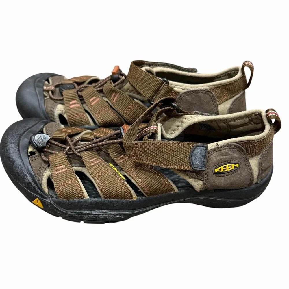 KEEN Newport H2 Youth Brown Waterproof Sport Sandals Big Kids Size‎ 5 US Hiking